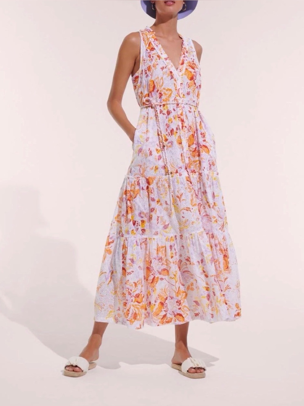 Poupette St Barth Long Dress Nana CT